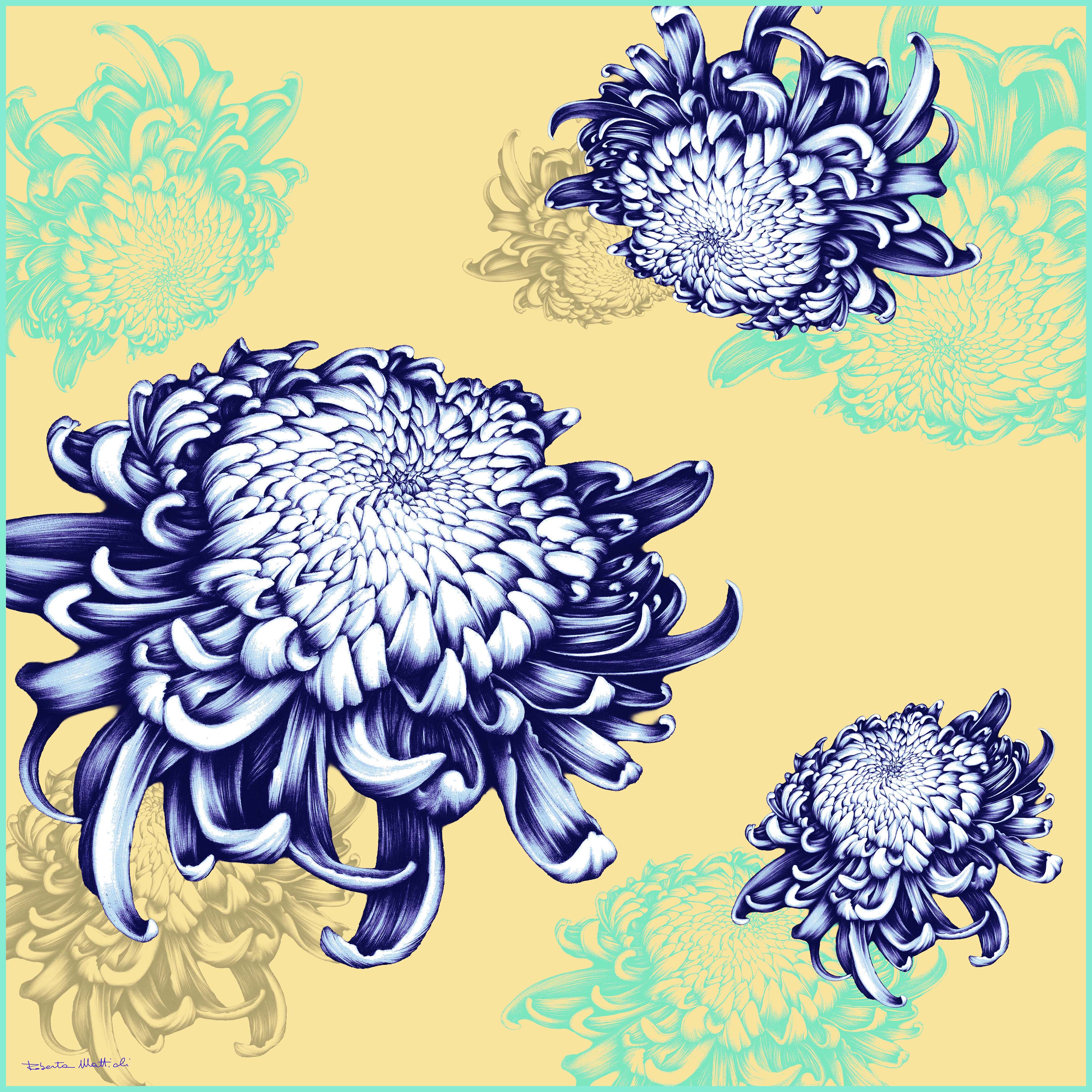 Chrysanthemum Arrangement - 90x90