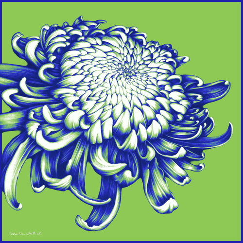 Silk Bandana Chrysanthemum